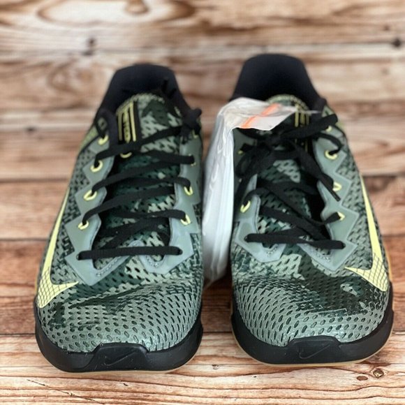 Nike Metcon 6 Training Weightlifting Athletic Shoes Mens Black Green CK9388-032 main image 9